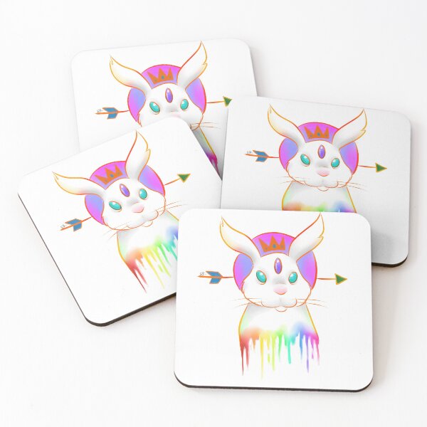 Item preview, rainbow bunny designed and sold by Ebrawb.