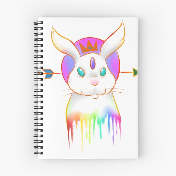 Item preview, rainbow bunny designed and sold by Ebrawb.