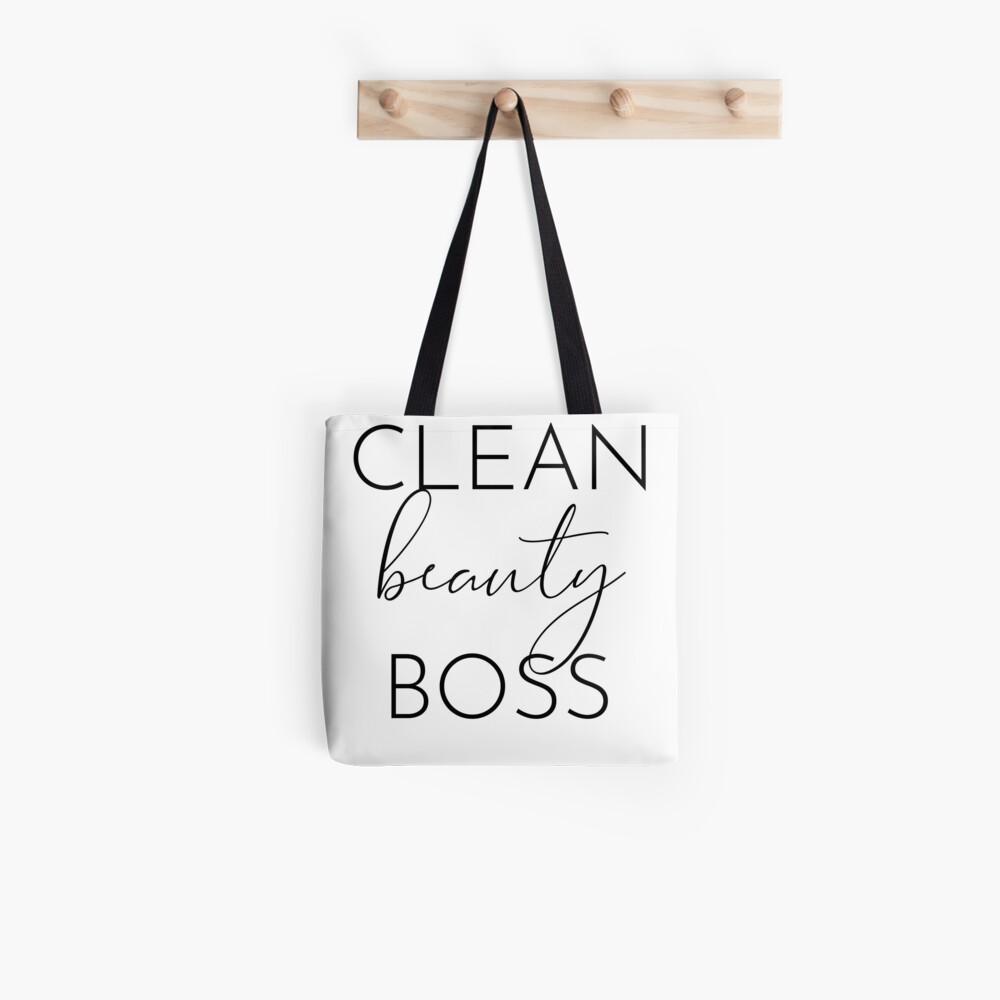Beauty Boss Large organic tote bag