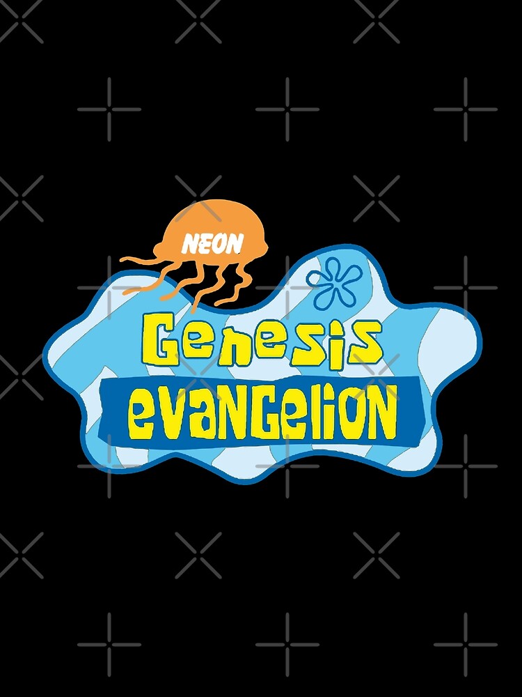 spongebob neon genesis evangelion shirt