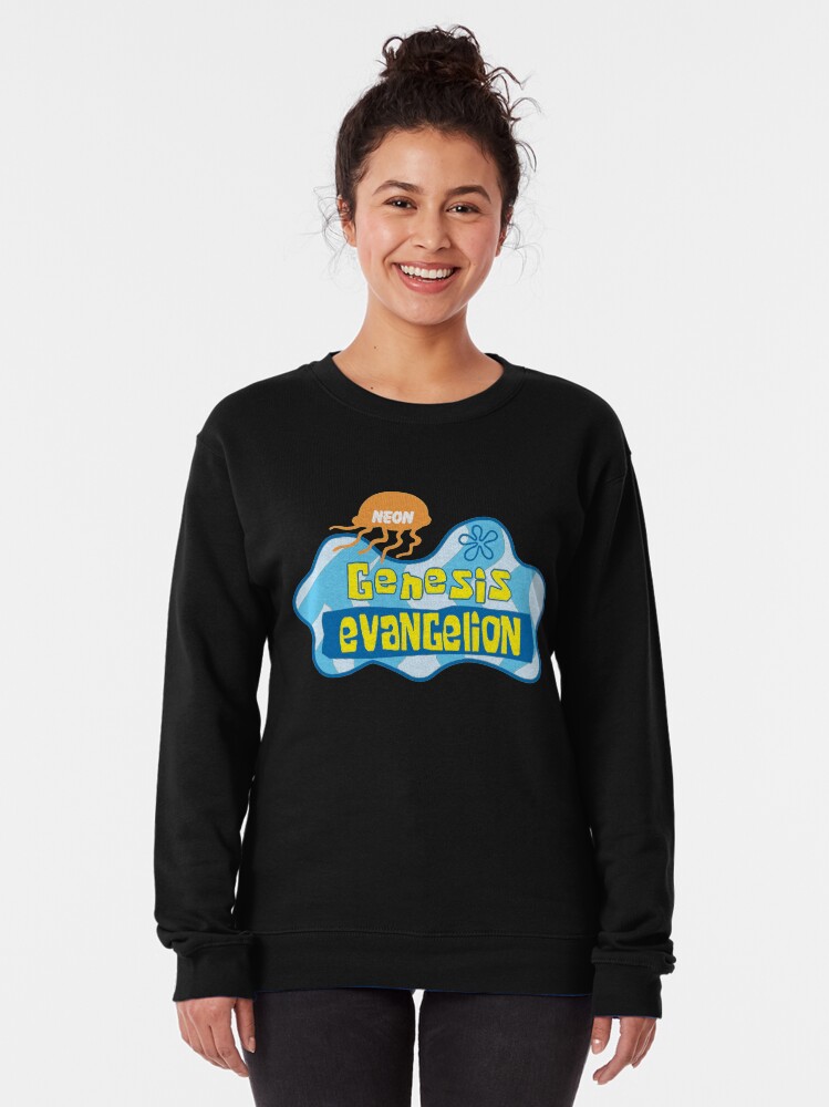 spongebob neon genesis evangelion shirt