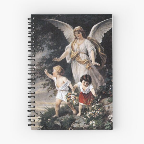 Item preview, Bernhard Plockhorst - Guardian Angel - 19th Century - Painting designed and sold by CrankyOldDude.