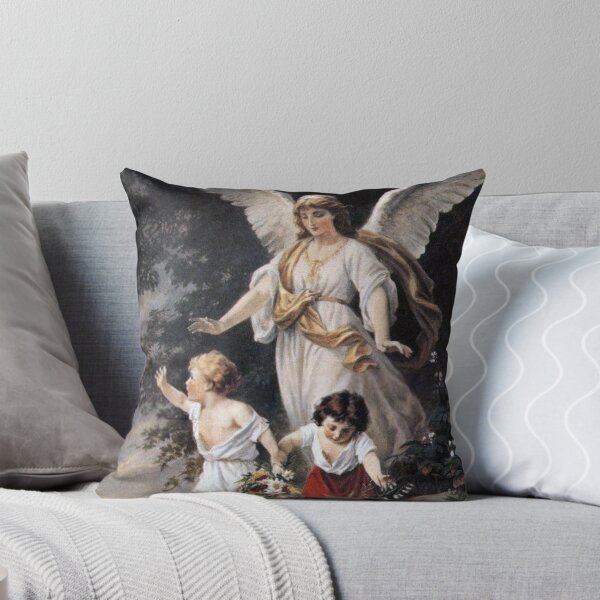 Item preview, Bernhard Plockhorst - Guardian Angel - 19th Century - Painting designed and sold by CrankyOldDude.