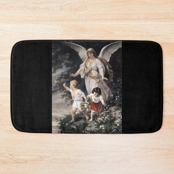 Item preview, Bernhard Plockhorst - Guardian Angel - 19th Century - Painting designed and sold by CrankyOldDude.
