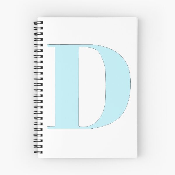 Item preview, The letter D (Pastel Blue) designed and sold by drawingbystephx.