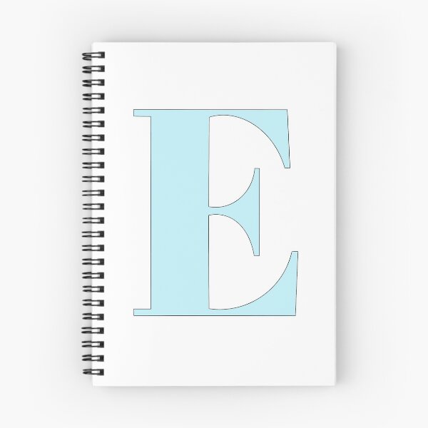 Item preview, The letter E (Pastel Blue) designed and sold by drawingbystephx.
