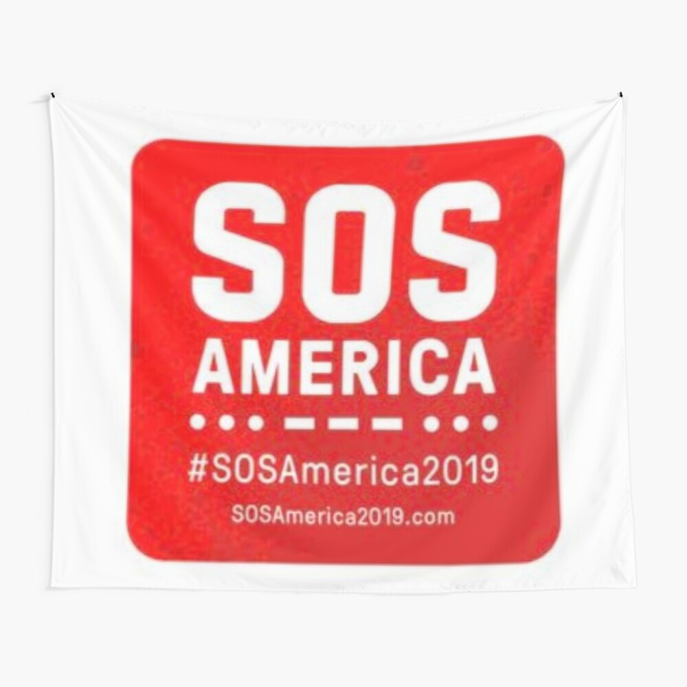 SOSAmerica 2019 Shirt Wall Tapestry