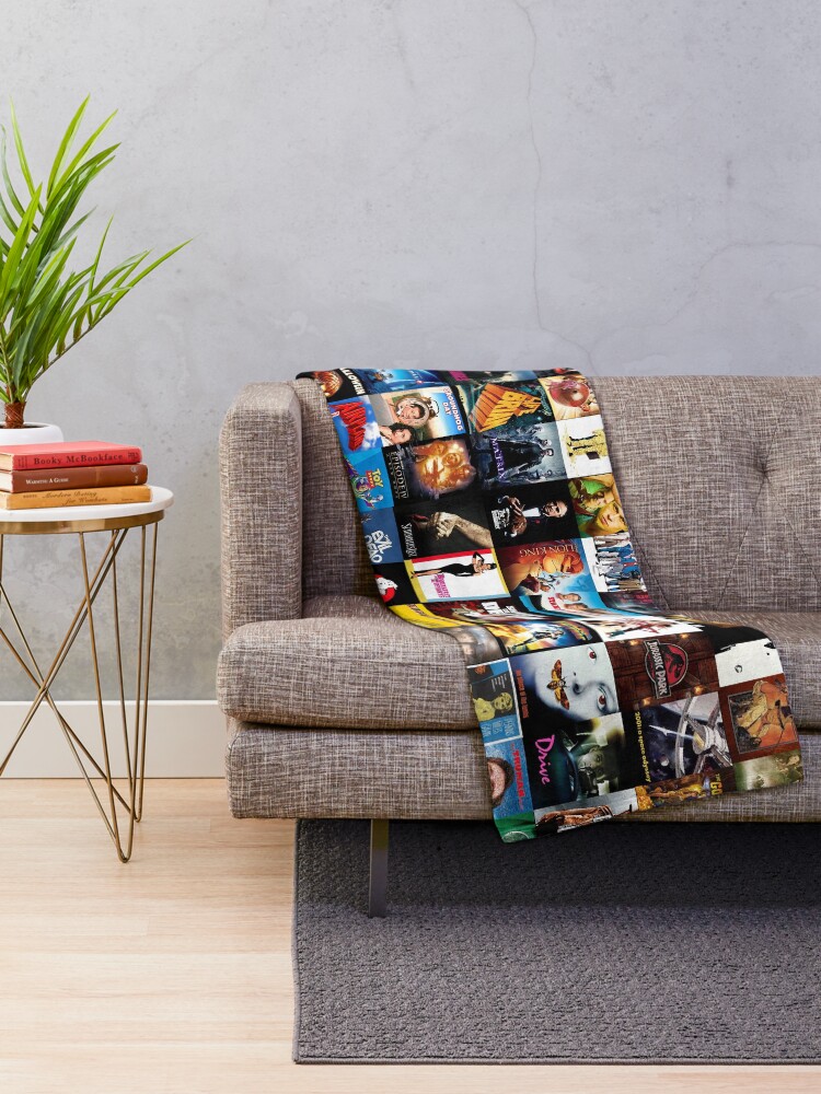 "Movie Pattern" Throw Blanket by GetGeeky Redbubble