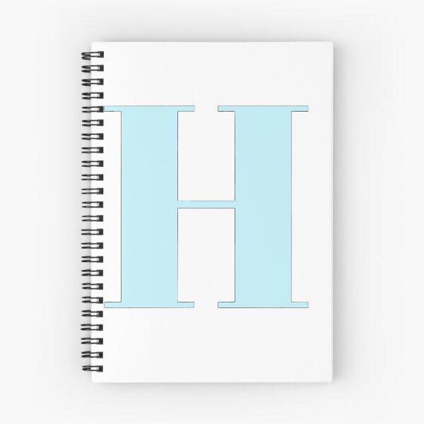 Item preview, The letter H (Pastel Blue) designed and sold by drawingbystephx.