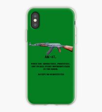 AK-47 accept no substitutes iPhone Case