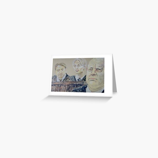The Mucklowes in Court Greeting Card