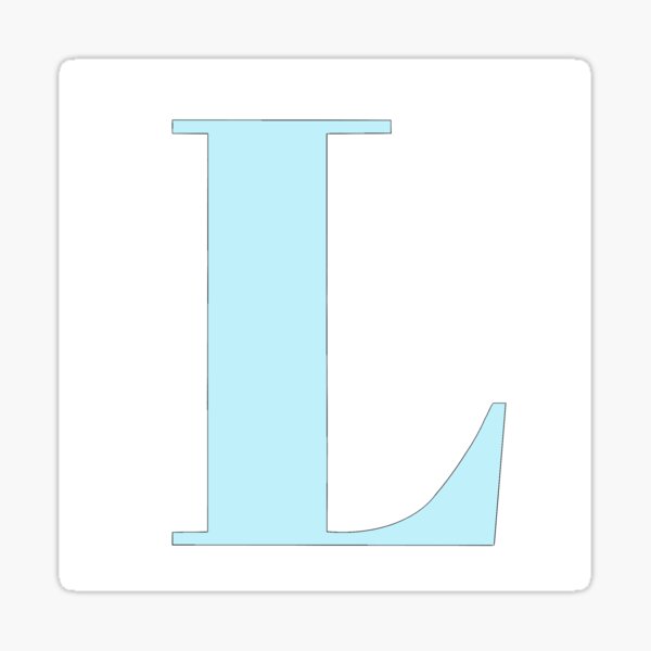 The letter B (Mint Green) Sticker for Sale by drawingbystephx