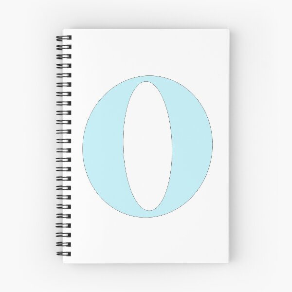 Item preview, The letter O (Pastel Blue) designed and sold by drawingbystephx.