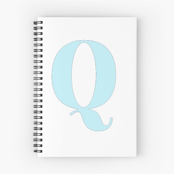 Item preview, The letter Q (Pastel Blue) designed and sold by drawingbystephx.