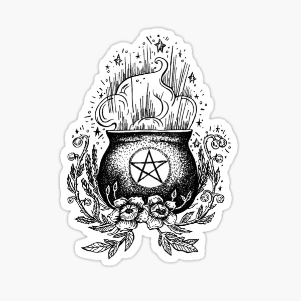 Witch Sticker Pagan Stickers for Cars Don't Preach to 