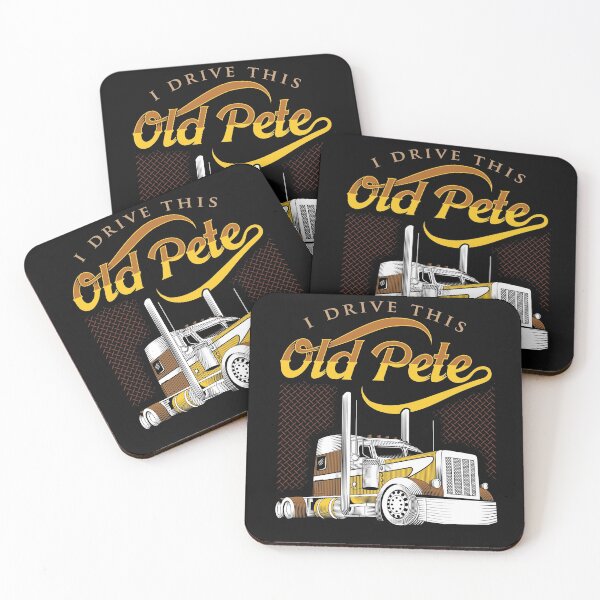 Item preview, I Drive This Old Pete Classic Vintage Semi-Truck Driver Gift designed and sold by javaneka.