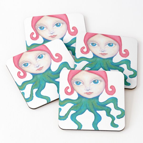 Item preview, Octopus Girl designed and sold by lenaliluna.