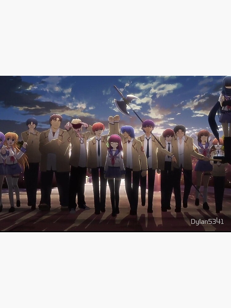 Angel Beats 1 Art Board Print By Dylan5341 Redbubble