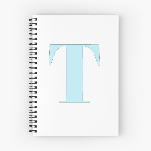 Item preview, The letter T (Pastel Blue) designed and sold by drawingbystephx.