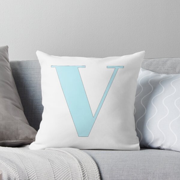 Item preview, The letter V (Pastel Blue) designed and sold by drawingbystephx.
