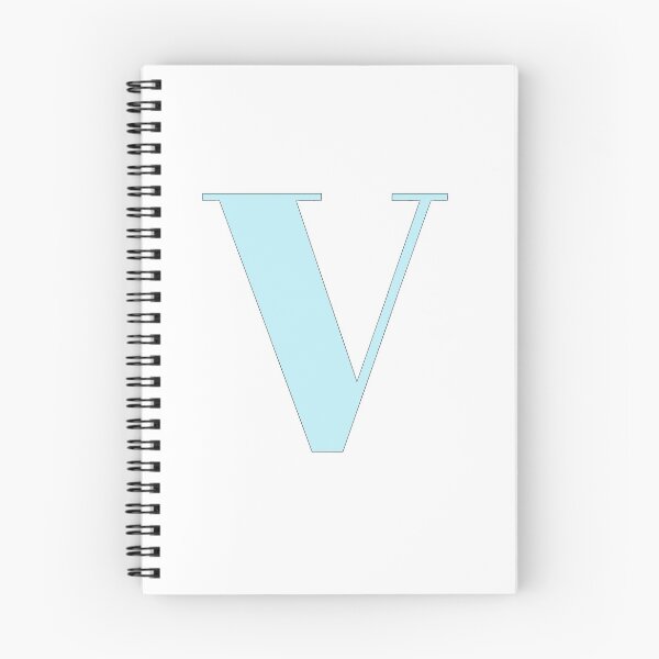 Item preview, The letter V (Pastel Blue) designed and sold by drawingbystephx.