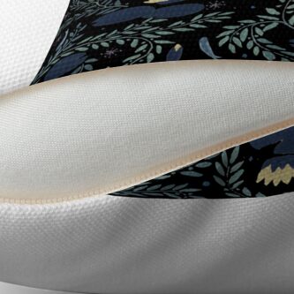 Alternate view of waterlily Throw Pillow