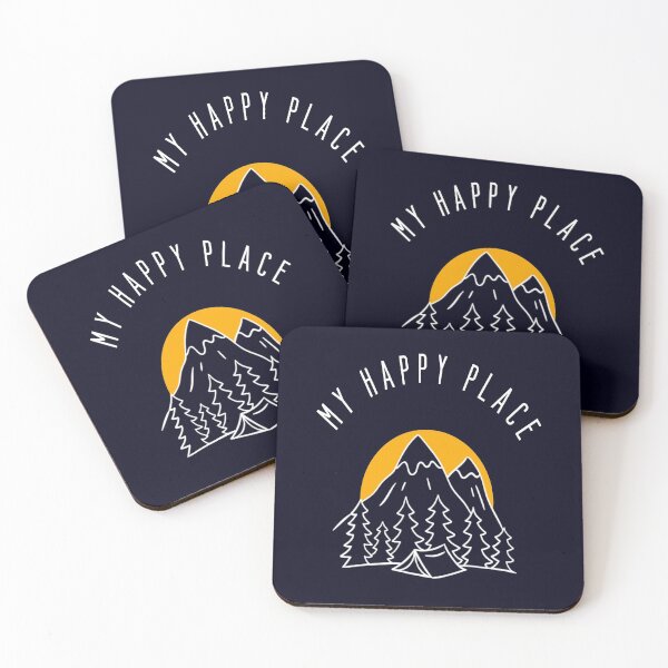 Item preview, Camping - My Happy Place designed and sold by madtoyman.