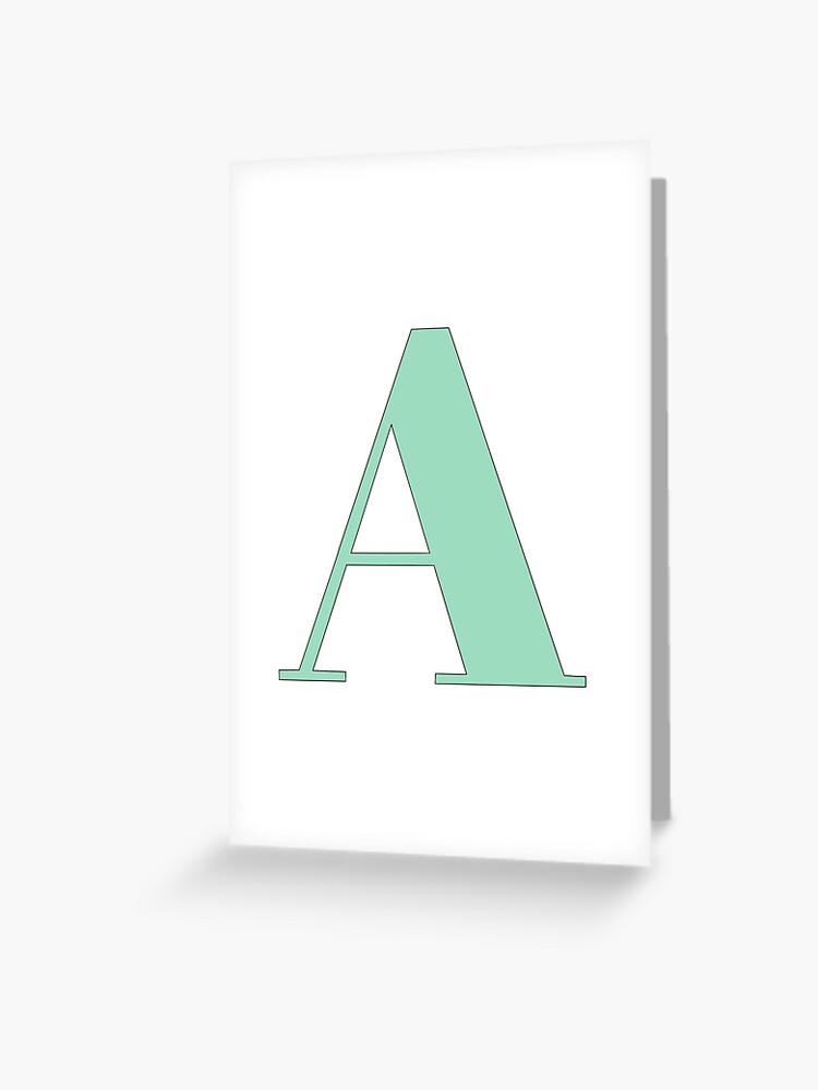 The letter B (Mint Green) Sticker for Sale by drawingbystephx