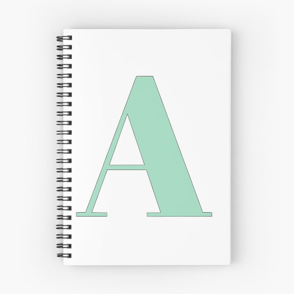 Item preview, The letter A (Mint Green) designed and sold by drawingbystephx.