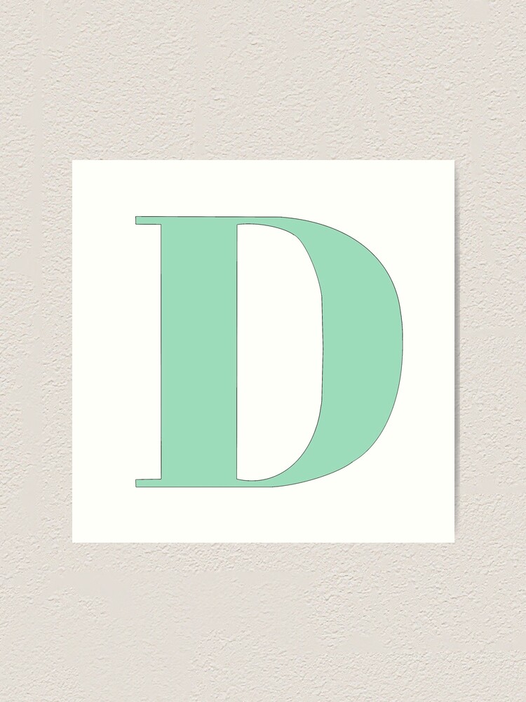 The letter B (Mint Green) Sticker for Sale by drawingbystephx