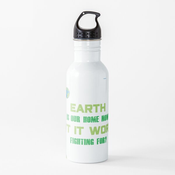 SU Peridot Earth Day Design Water Bottle