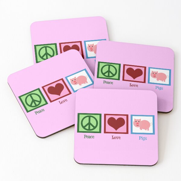 Item preview, Peace Love Pigs designed and sold by Epic Love Designs.