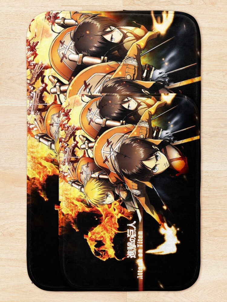 attack on titan play mat