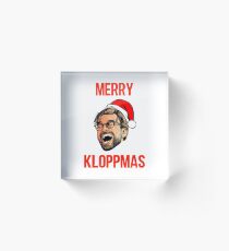 Merry Kloppmas, Liverpool FC Christmas Acrylic Block