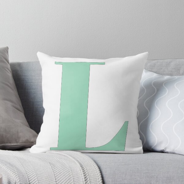 Item preview, The letter L (Mint Green) designed and sold by drawingbystephx.