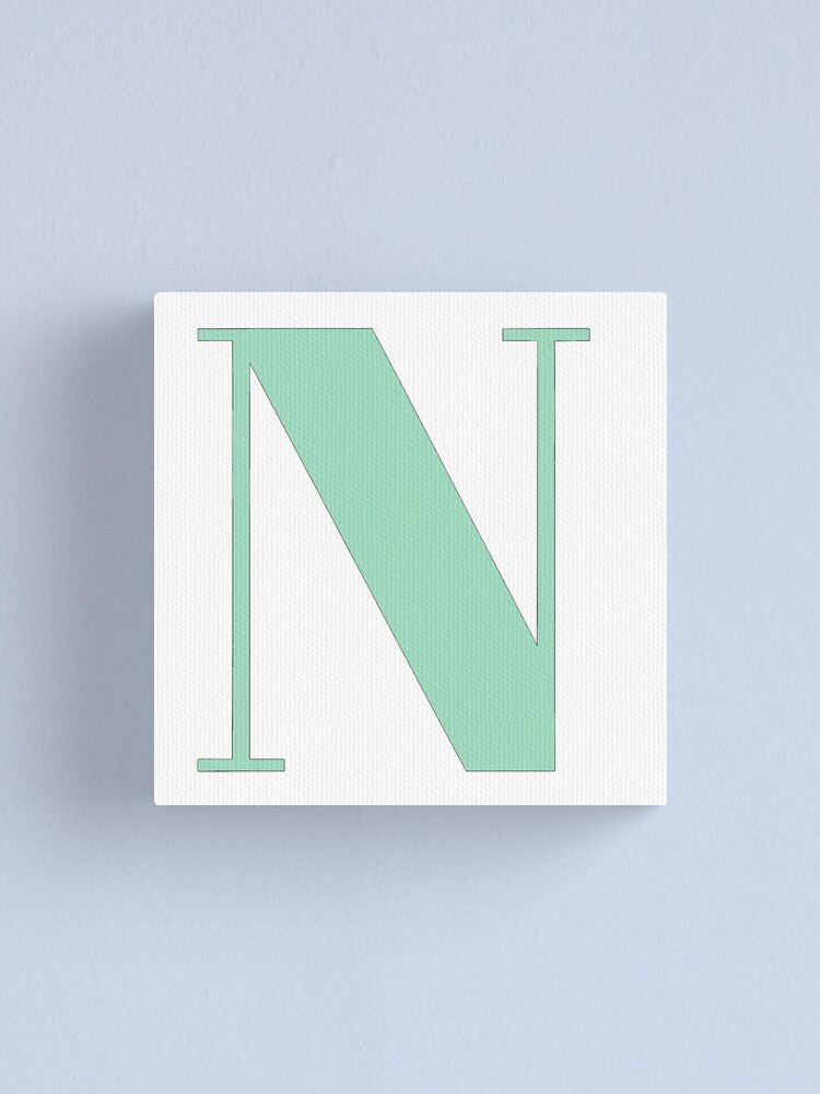 The letter B (Mint Green) Sticker for Sale by drawingbystephx