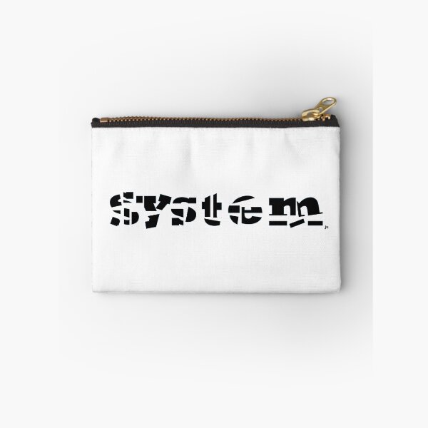Item preview, Broken "system" (2) as in "the system is broken" T-Shirt and product design. Black with Transparent Background designed and sold by JohnnyMyass.