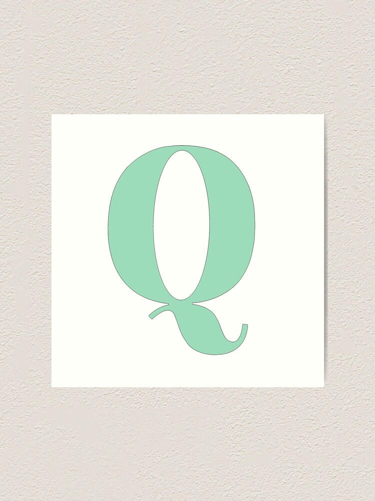 The letter B (Mint Green) Sticker for Sale by drawingbystephx