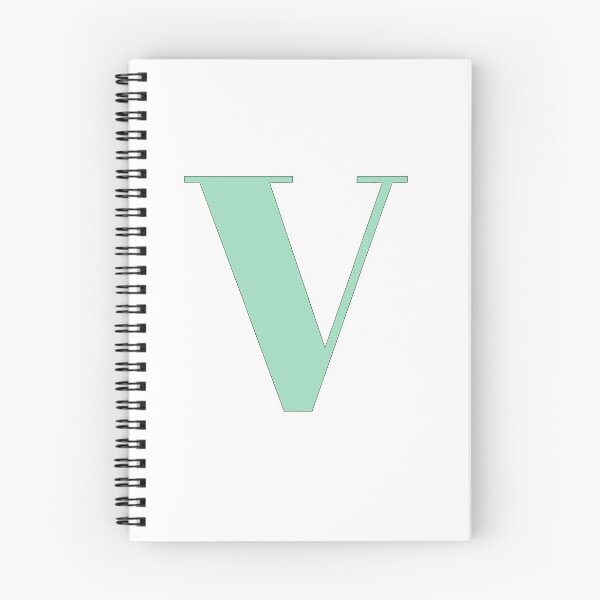 Item preview, The letter V (Mint Green) designed and sold by drawingbystephx.