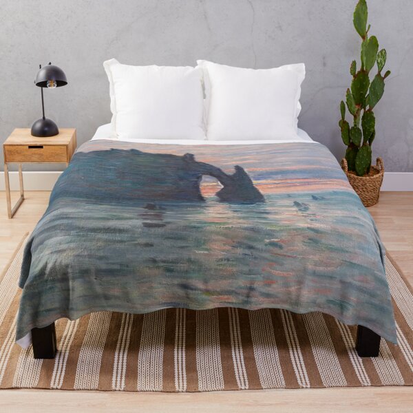 Item preview, Claude Monet - Etretat, Cliff of d'Aval, Sunset designed and sold by ArtExpression.