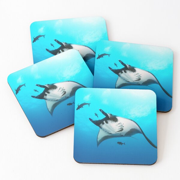 Item preview, Giant manta ray in the blue designed and sold by Natalia Pryanishnikova.