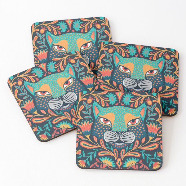 Item preview, Folk jaguar designed and sold by michaelzindell.