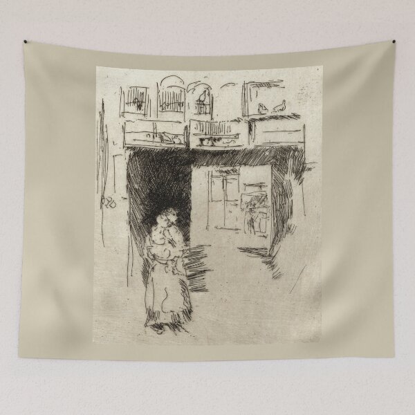 Item preview, Bird Cages, Drury Lane - Whistler - c1870 designed and sold by CrankyOldDude.