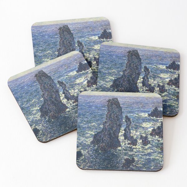 Item preview, Claude Monet - The Pyramids, Cliffes at Belle-Ile designed and sold by ArtExpression.