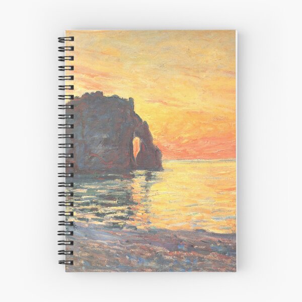 Item preview, Claude Monet - Etretat, Cliff of d'Aval, Sunset designed and sold by ArtExpression.