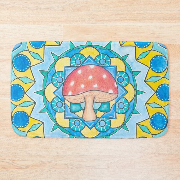 Item preview, Mushroom Mandala designed and sold by lenaliluna.
