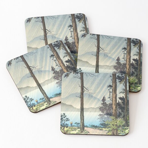 Item preview, Tsuchiya Koitsu - Morning Rain at Hakone designed and sold by ArtExpression.