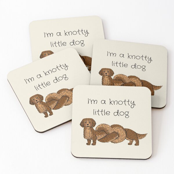 Item preview, I’m a knotty little dog designed and sold by Bezzikapa.