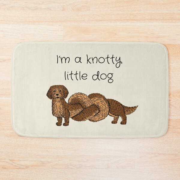 Item preview, I’m a knotty little dog designed and sold by Bezzikapa.