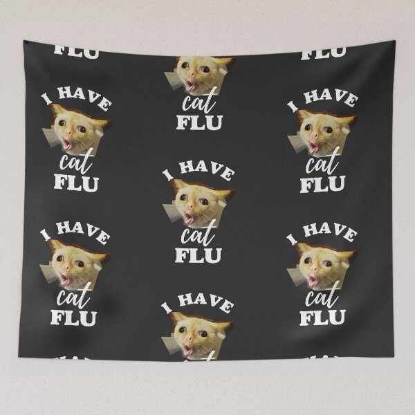 Item preview, Coughing Cat Meme designed and sold by isstgeschichte.